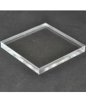 Piastre odontotecnici in plexiglass trasparente basette metacrilato.