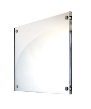 3 mm plaque outdoor transparent acrylic custom-made square design.