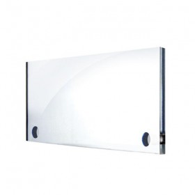 Targa 3 mm plexiglass trasparente su misura circolare per esterno.