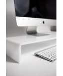 Alzatina 30x25h40 supporto in plexiglass per TV e PC
