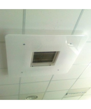 Deflettore est 90 int 50 deviatore flusso aria da soffitto in plexiglass bianco