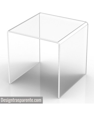 cm 40x40 Transparent acrylic shower stool chair for bathroom.