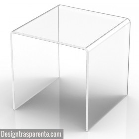 cm 40x40 Transparent acrylic shower stool chair for bathroom.