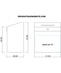 Box Urna Trasparente contenitore plexiglass