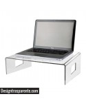 Servilio supporto per portatile in plexiglass trasparente porta pc.