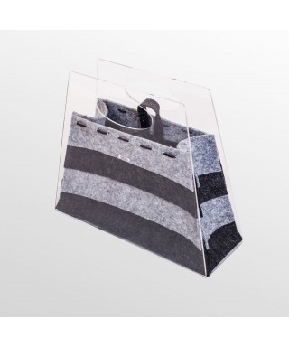 Borsetta trasparente da donna