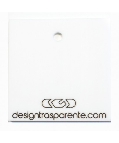 6 fasce plexiglass bianco gesso spessore mm 3 su misura
