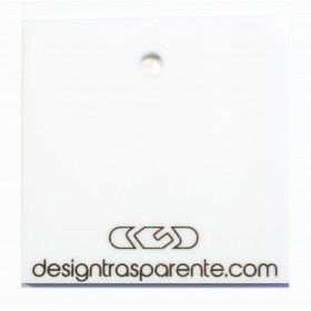6 fasce plexiglass bianco gesso spessore mm 3 su misura