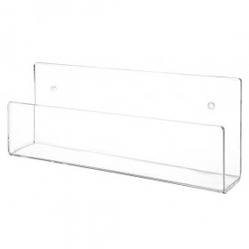 Mensola in plexiglass trasparente per ingresso