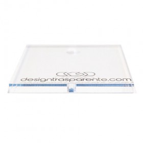 Kit teca da incollare in plexiglass trasparente su misura 80x30H51.