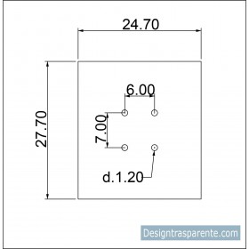 Plexiglass su misura taglio laser