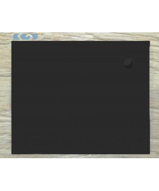 Lastra plexiglass nero lucido coprente taglio laser
