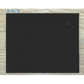Lastra plexiglass nero lucido coprente taglio laser
