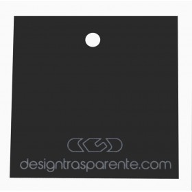 Lastra plexiglass nero lucido coprente taglio laser