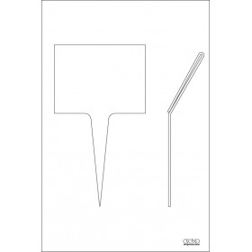 N.120 tasche porta cartellini in plexiglass trasparente, su misura.