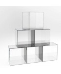 Floor cube cm 30 clear acrylic display case.