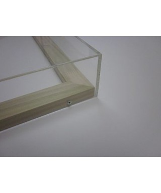 Low-relief paintings cm 70 protection case acrylic frame.