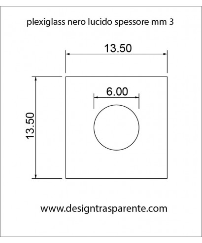 Pannelli di plexiglass nero lucido taglio laser su misura