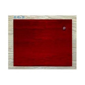 Plexiglass rosso trasparente 5 mm due dischi taglio laser