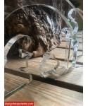 Decorazioni di Natale: presepe moderno in plexiglass