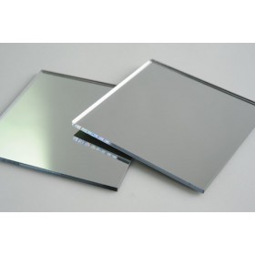 Planchas y paneles de metacrilato espejo plata 150x100 cm.