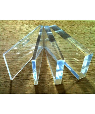 4 Plexiglass 85x40 Trasparente 3 mm - lastre e pannelli su misura