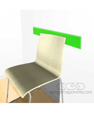 Acid Green acrylic chair rail cm 99 wall protector.