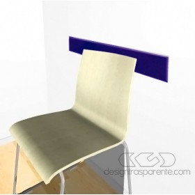 Midnight Blue acrylic chair rail cm 99 wall protector.