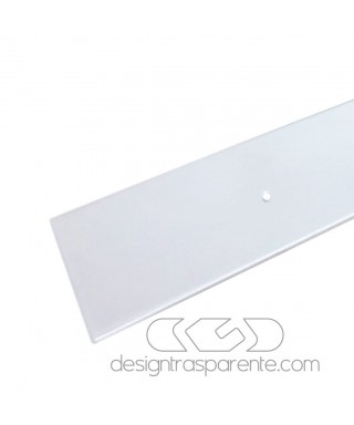 Chair rail cm 99 high thickness clear acrylic wall protector.