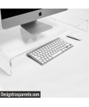 Alzatina 30x25h40 supporto in plexiglass per TV e PC