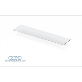 Wall shelf cm 55 acrylic transparent shelf with shiny edge