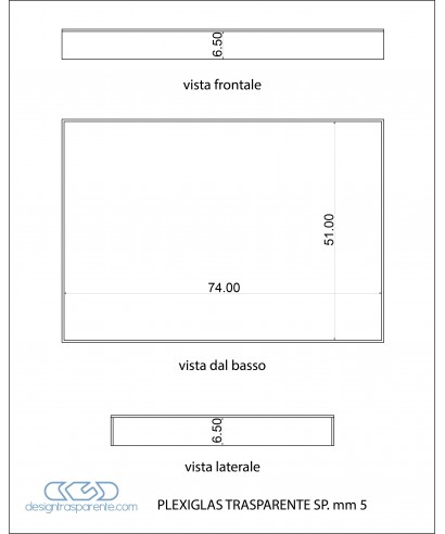 Box di protezione coprifornelli in plexiglass trasparente.