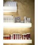 Luminous shelf 45 cm white plexiglass LED light.