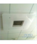 Deflettore est 70 int 40 deviatore flusso aria da soffitto in plexiglass bianco