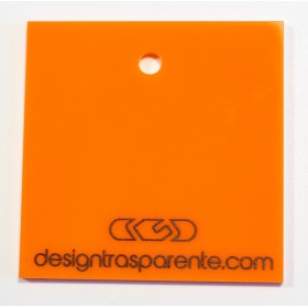 Lastra plexiglass arancione taglio laser su misura