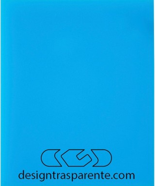 6 Sky-blue acrylic rail chair  thickness 3 mm