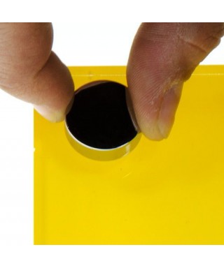 Mensola Cubo cm 15 in plexiglass azzurro espositore da parete.