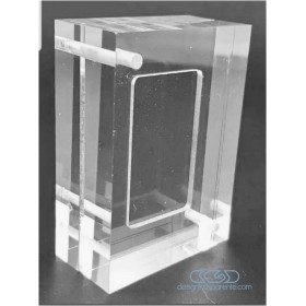 Cornice contenitore modello sandwich in plexiglass trasparente