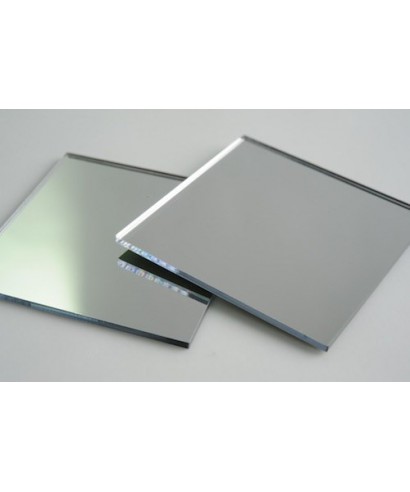 N. 30 Lastra plexiglass specchio argento 8x8 pannello su misura