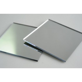 N. 30 Lastra plexiglass specchio argento 8x8 pannello su misura