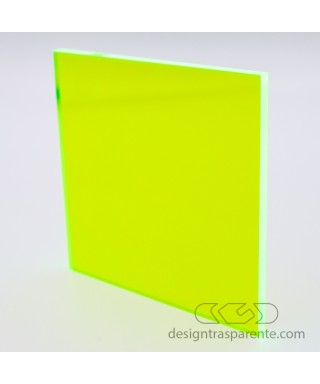 Plancha Metacrilato Amarillo Acido Fluorescente 92205 láminas a medida