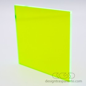 Plancha Metacrilato Amarillo Acido Fluorescente 92205 láminas a medida