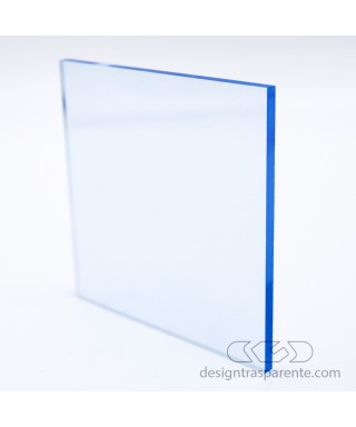Plancha Metacrilato Azul Claro Fluorescente 92610 láminas a medida.