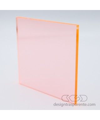 Plancha Metacrilato Naranja Fluorescente 92315  láminas a medida.