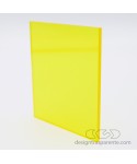 720 Transparent Yellow Acrylic customised sheets and panels.