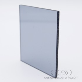 Lastra plexiglass fumè grigio trasparente 822 acridite su misura.