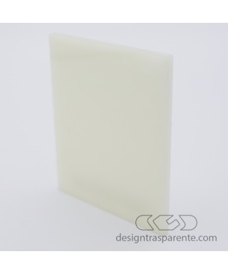 Lastra plexiglass bianco avorio crema chiaro acridite 771 - su misura