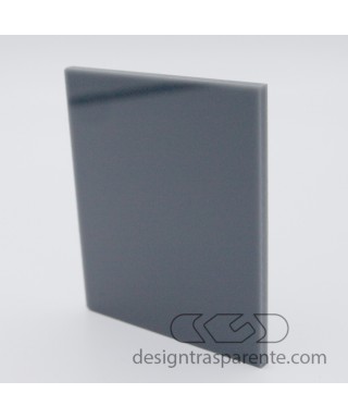 Lastra plexiglass grigio topo coprente 890 acridite su misura.
