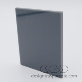 Lastra plexiglass grigio topo coprente acridite 890 su misura