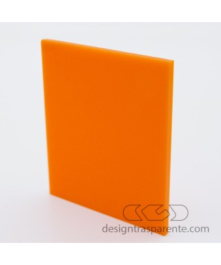 Lastra plexiglass arancione pieno 797 acridite su misura.